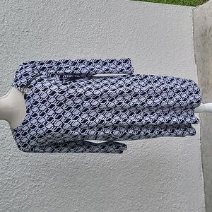 Michael Kors Black and White Geometric Dress